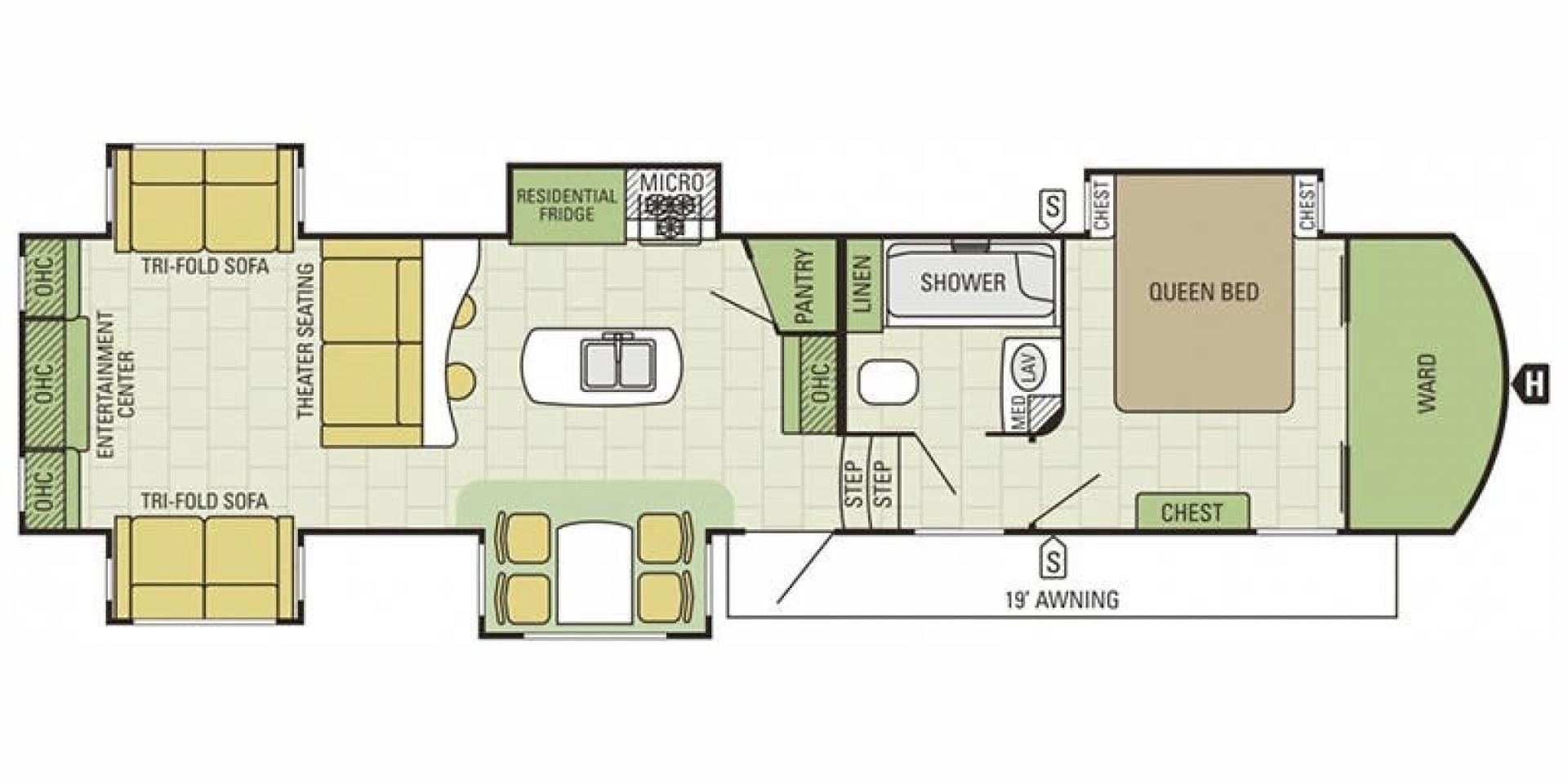 2016 STARCRAFT SOLSTICE 377RDEN (1SACS0BVXG2) , Length: 41.25 ft. GVWR: 15,500 lbs. Height: 13 ft. Slides: 5 transmission, located at 4319 N Main St, Cleburne, TX, 76033, (817) 678-5133, 32.385960, -97.391212 - This Starcraft Solstice fifth wheel, model number 377RDEN, is perfect for people who like lots of room and all the conveniences of home. A huge kitchen with an island for extra workspace, five slide-outs, a rear entertainment area that's great for socializing with family and friends, and more! This - Photo#1